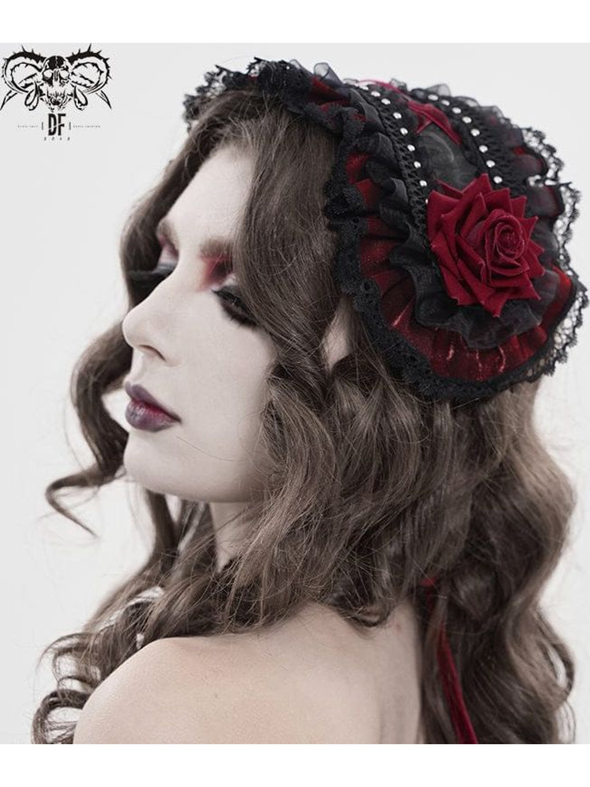 Tea Garden [Black/red] | HEADBAND