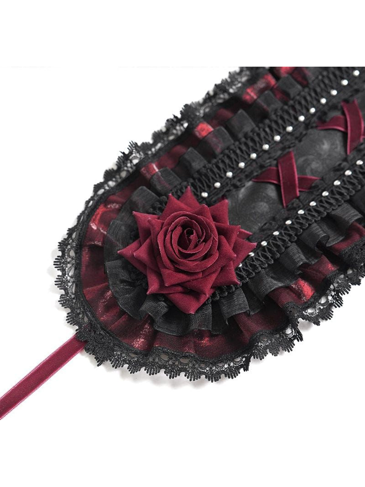 Tea Garden [Black/red] | HEADBAND