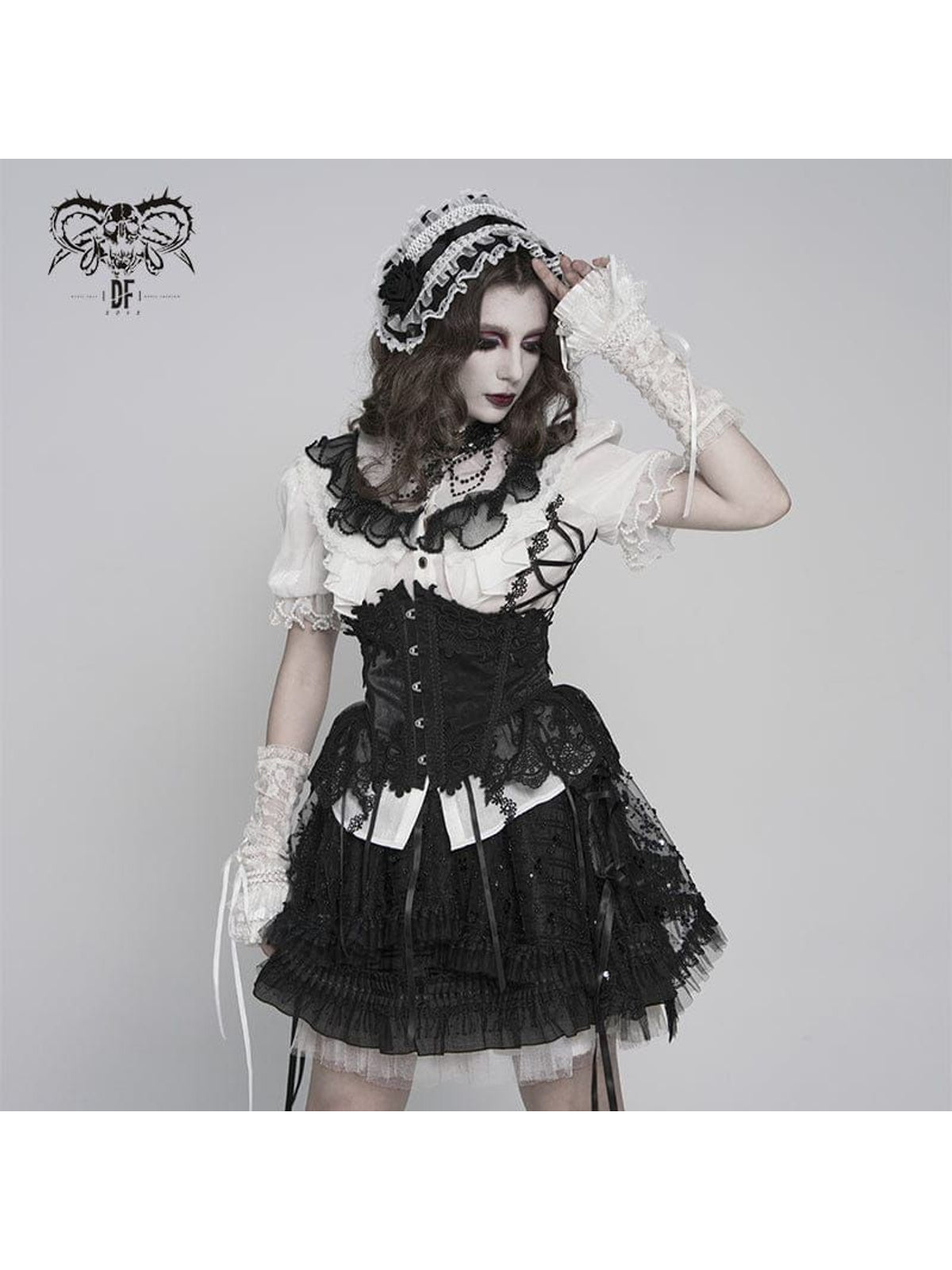 Tea Garden [Black/white] | HEADBAND