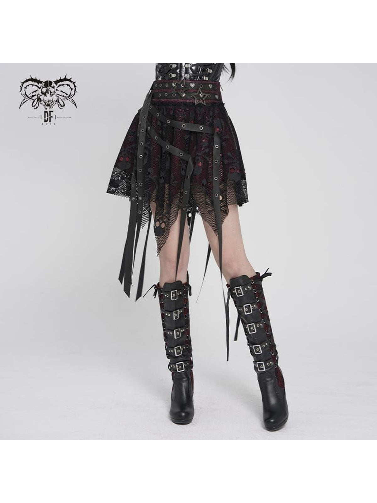 Punk Princess [Red] | SKIRT