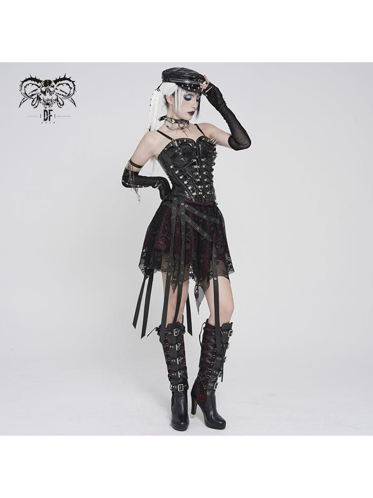 Punk Princess [Red] | SKIRT