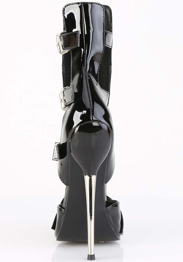 DAGGER-15 [Black Patent] | HEELS [PREORDER]