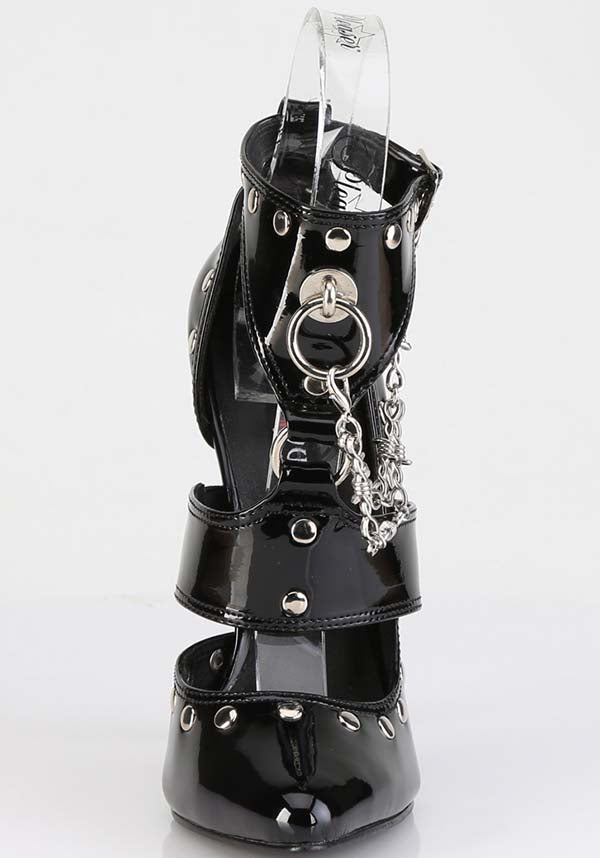 DOMINA-118 [Black Patent] | HEELS [PREORDER]