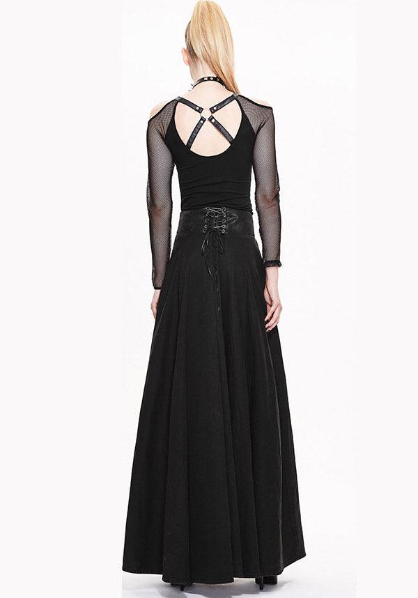 Diwata | MAXI SKIRT - Beserk - all, all clothing, all ladies, all ladies clothing, black, christmas clothing, clickfrenzy15-2023, clothing, costume, devil fashion, discountapp, edgy, fp, goth, gothic, halloween, ladies, ladies clothing, ladies skirt, long skirt, maxi, medieval, renaissance, skirt, steampunk, winter, winter clothing, witchy, womens skirt
