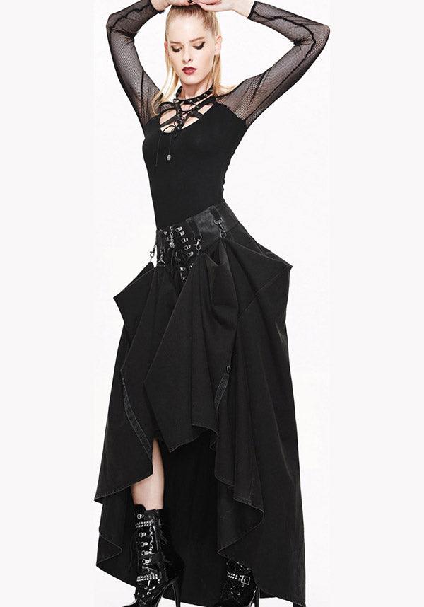Diwata | MAXI SKIRT - Beserk - all, all clothing, all ladies, all ladies clothing, black, christmas clothing, clickfrenzy15-2023, clothing, costume, devil fashion, discountapp, edgy, fp, goth, gothic, halloween, ladies, ladies clothing, ladies skirt, long skirt, maxi, medieval, renaissance, skirt, steampunk, winter, winter clothing, witchy, womens skirt