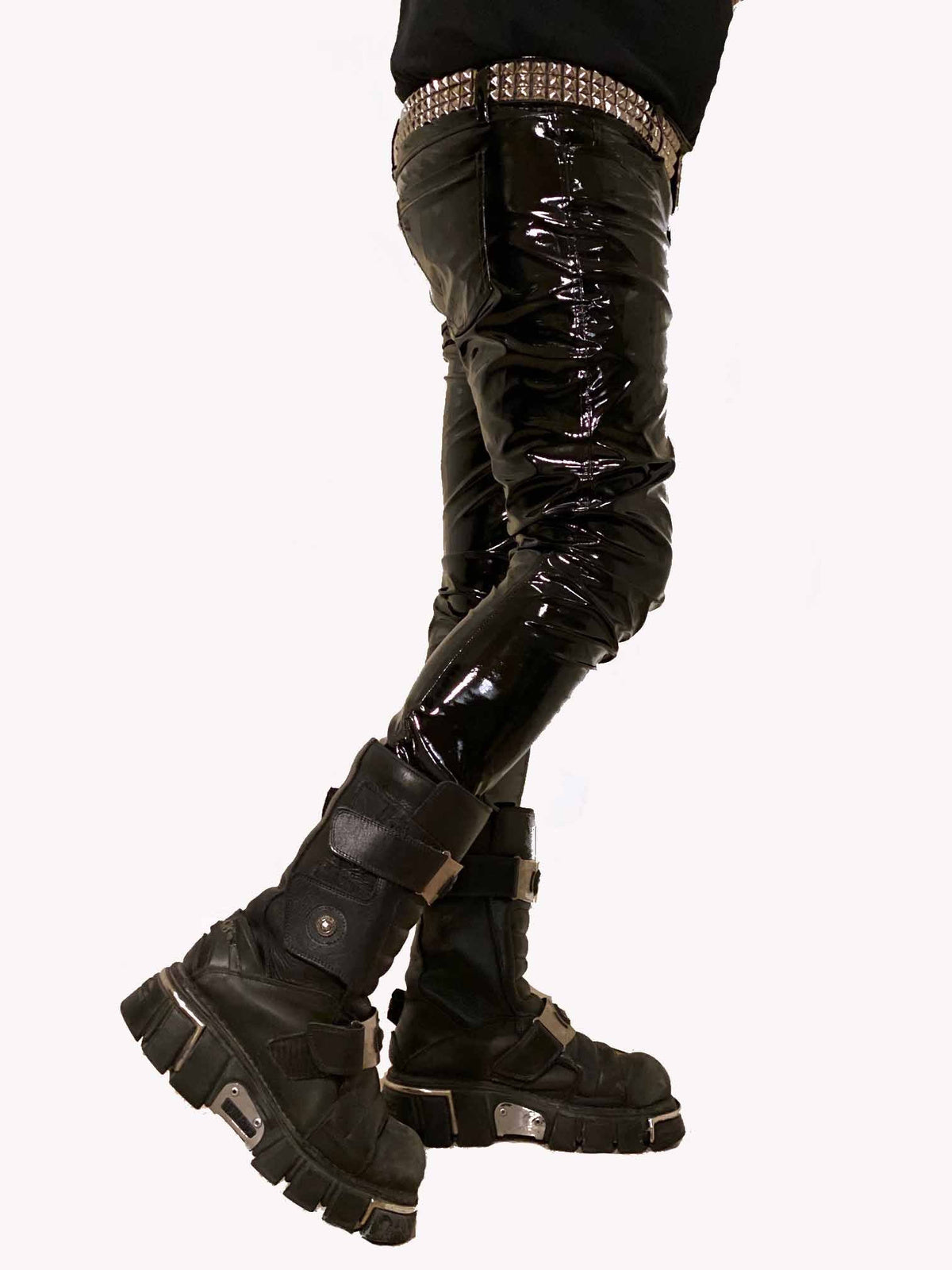 Skinny Pvc Vinyl Stretch Jeans-bottoms-lip Service | BOTTOMS