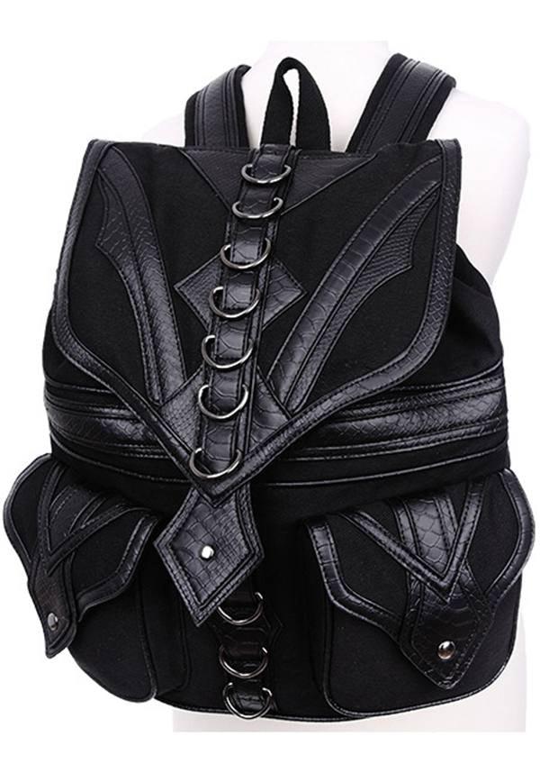 Dragon | BACKPACK - Beserk - accessories, all, back bag, back pack, backpack, bag, black, clickfrenzy15-2023, discountapp, dragon, dragons, fp, goth, gothic, gothic accessories, gothic bag, handbag, handbags and purses, ladies accessories, mens, mens accessories, restyle
