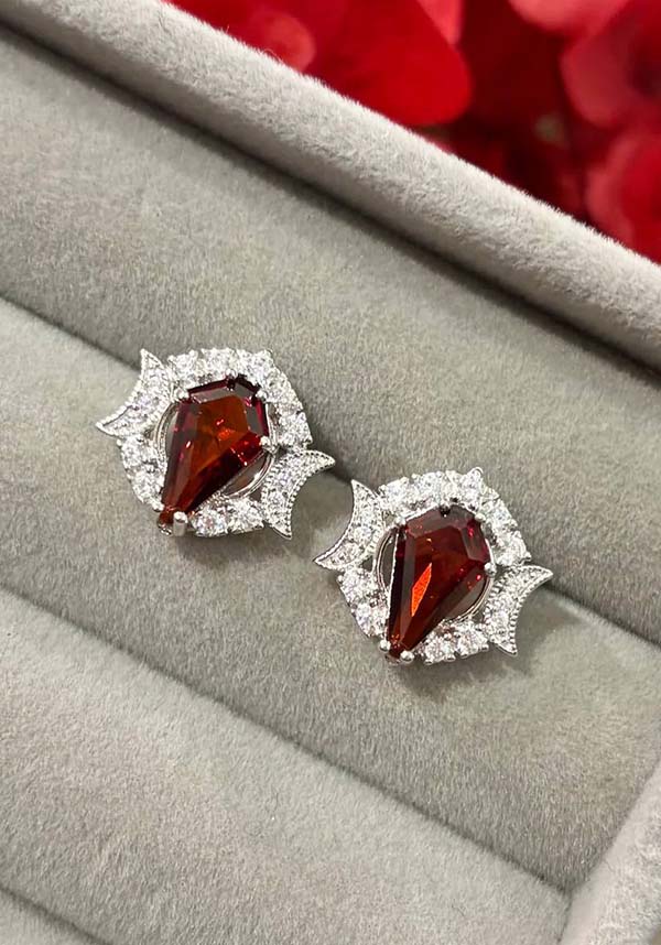 Till Death Silver Coffin | EARRINGS