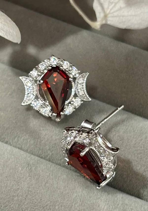 Till Death Silver Coffin | EARRINGS