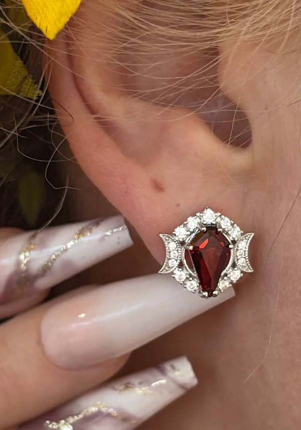 Till Death Silver Coffin | EARRINGS