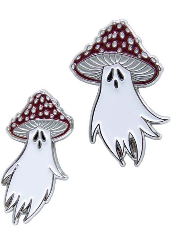 Ghost Mushroom | ENAMEL PIN SET
