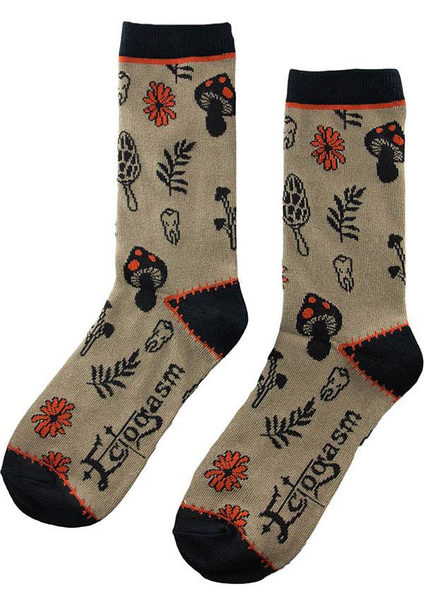 Mushrooms & Murder | CREW SOCKS - Beserk - all, all clothing, all ladies clothing, clickfrenzy15-2023, clothing, crew socks, discountapp, EC5358, fp, gift, gift idea, gift ideas, gifts, hosiery and socks, ladies clothing, ladies socks, mar22, mens, mens clothing, mothersdayplant, mushroom, mushrooms, plant, plants, R310322, sock, socks, winter, winter clothing, winter wear