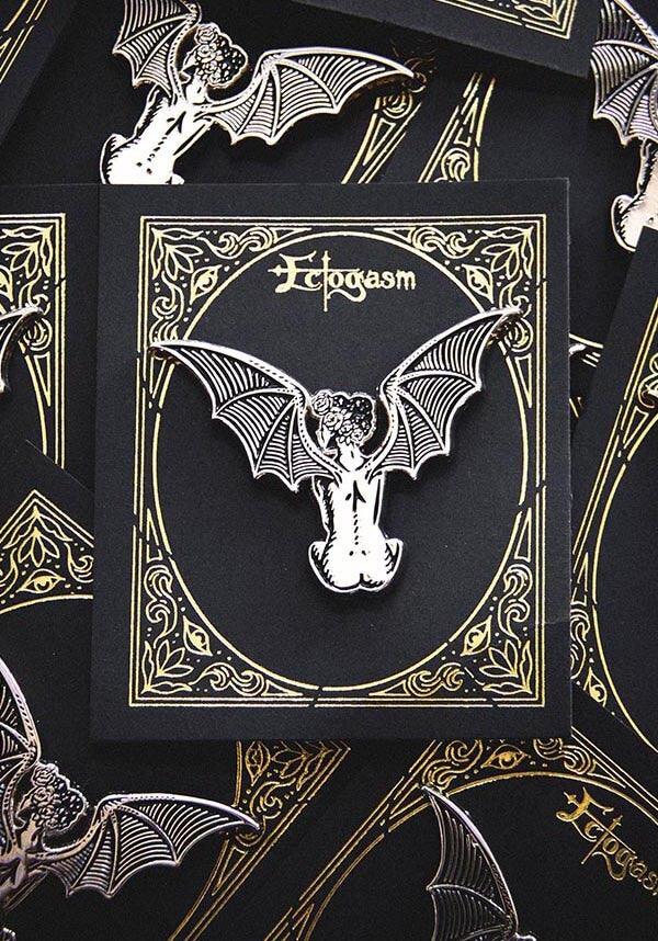Winged Devil Woman | ENAMEL PIN - Beserk - accessories, all, badge, bat wings, black, bum, butt, christmas gift, christmas gifts, clickfrenzy15-2023, demon, devil, discountapp, EC7328, enamel pin, fp, gift, gift idea, gift ideas, gifts, googleshopping, goth, gothic, gothic accessories, gothic gifts, jan23, ladies accessories, lady, mens accessories, mens gift, mens gifts, pin, pins, pins and badges, R220123, rose, roses, silver