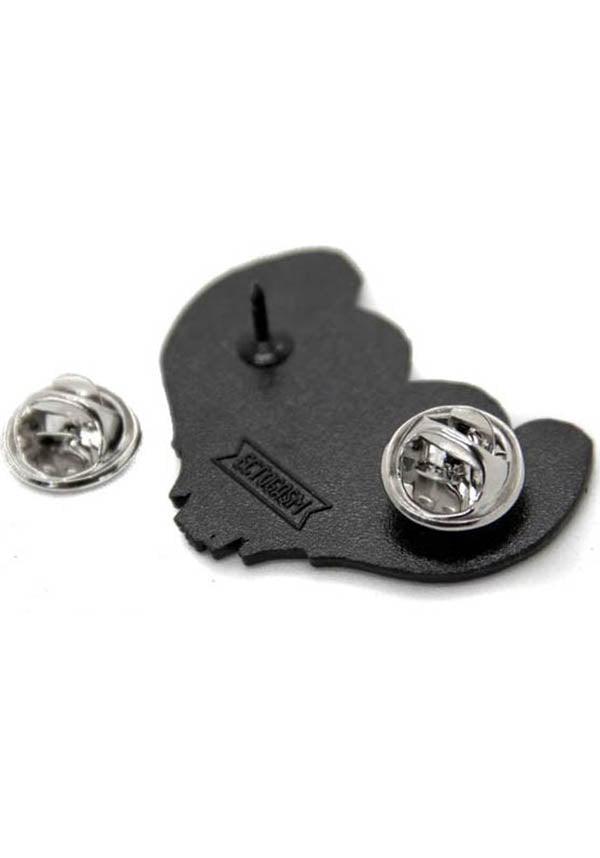 You&#39;re Never Alone If You Have Demons | GHOST ENAMEL PIN - Beserk - accessories, all, badge, black, clickfrenzy15-2023, discountapp, EC5179, enamel pin, fp, ghost, gift, gift idea, gift ideas, gifts, gothic accessories, gothic gifts, halloween, halloween accessories, ladies accessories, mar22, mens, mens accessories, mens gifts, mens valentines gifts, pin, pins, pins and badges, R020322, valentines, valentines day