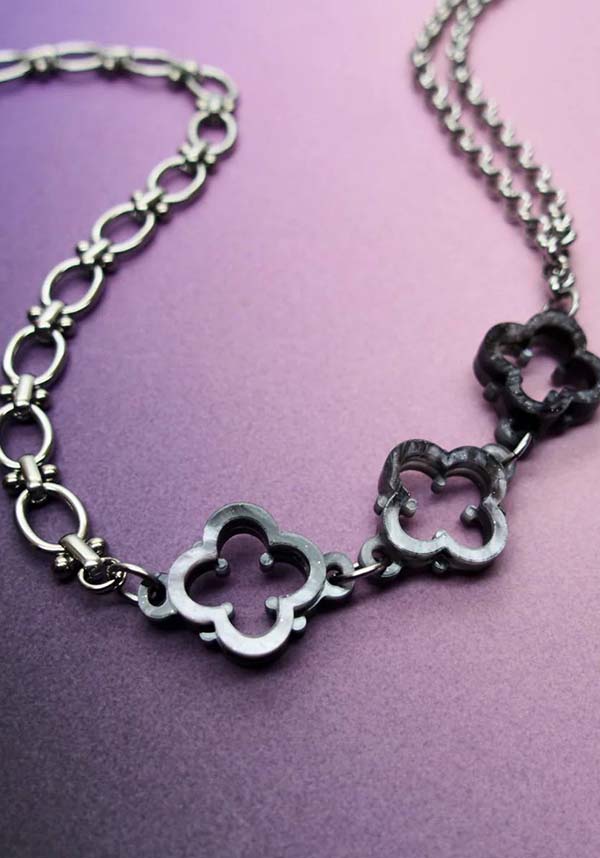 Cathedral Quatrefoil | MISMATCHED CHAIN NECKLACE