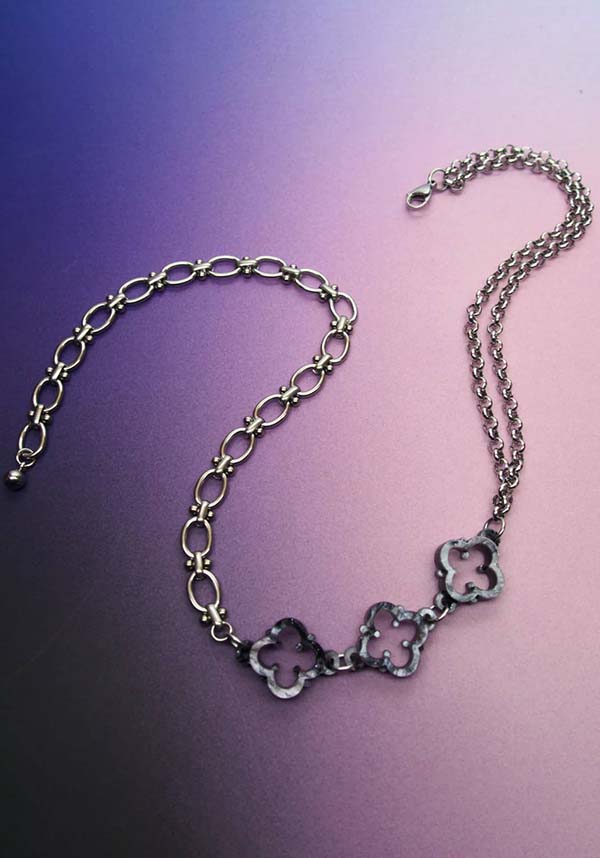 Cathedral Quatrefoil | MISMATCHED CHAIN NECKLACE