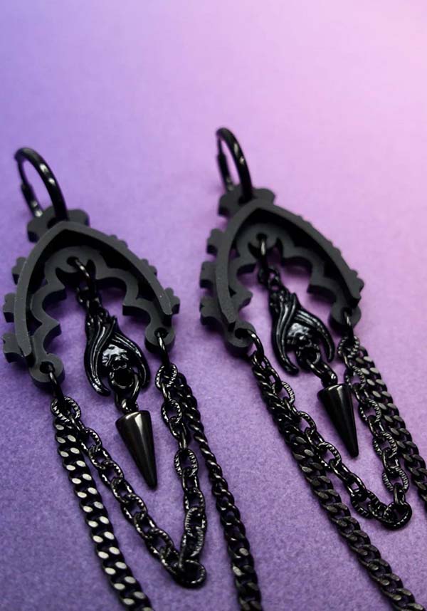 Cathedral Shadows Gothic Arch | EARRINGS*