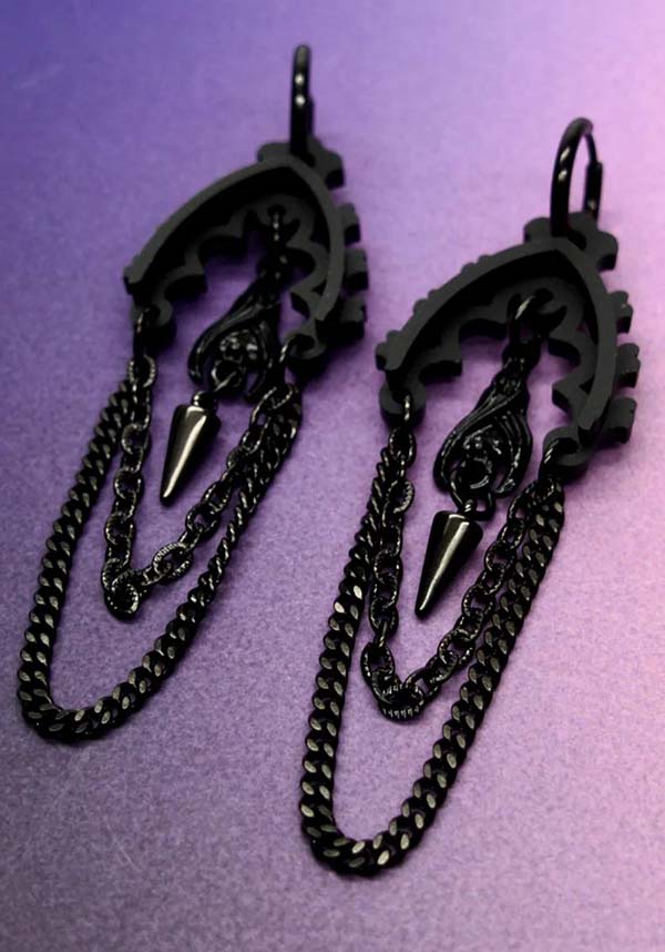 Cathedral Shadows Gothic Arch | EARRINGS*