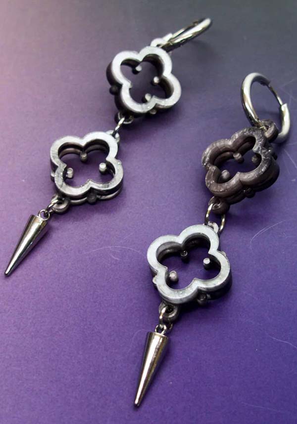 Gothic Cathedral [Double] Quatrefoil | EARRINGS*