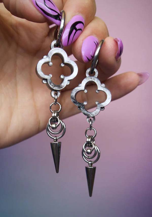 Gothic Cathedral [Single] Quatrefoil | EARRINGS
