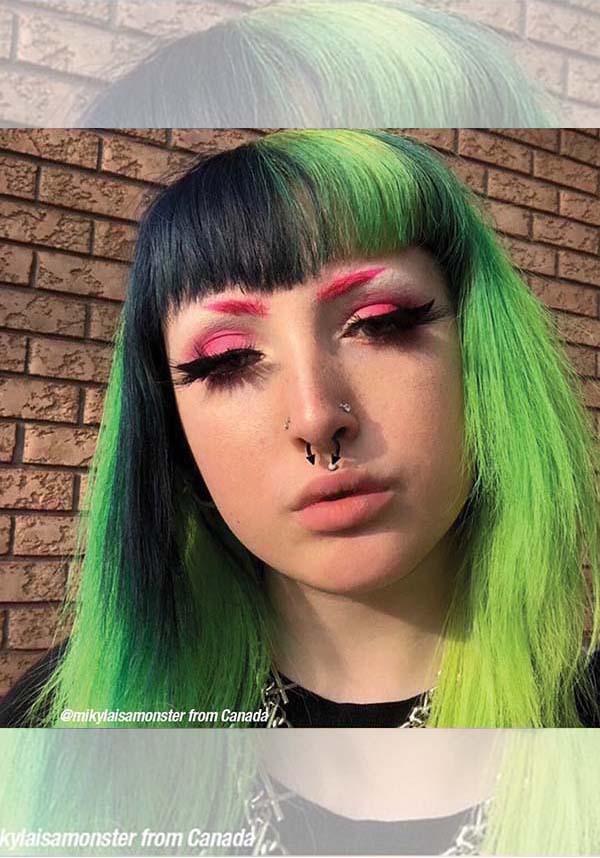 Electric Lizard | AMPLIFIED COLOUR - Beserk - 420sale, all, clickfrenzy15-2023, cosmetics, cpgstinc, discountapp, dye, ebaymp, fp, green, hair, hair colour, hair dye, hair green, labeluvreactive, labelvegan, manic panic, manic panic hair, mermaid, rainbow, uv, uv reactive, uvreactive, uvreactive1, vegan