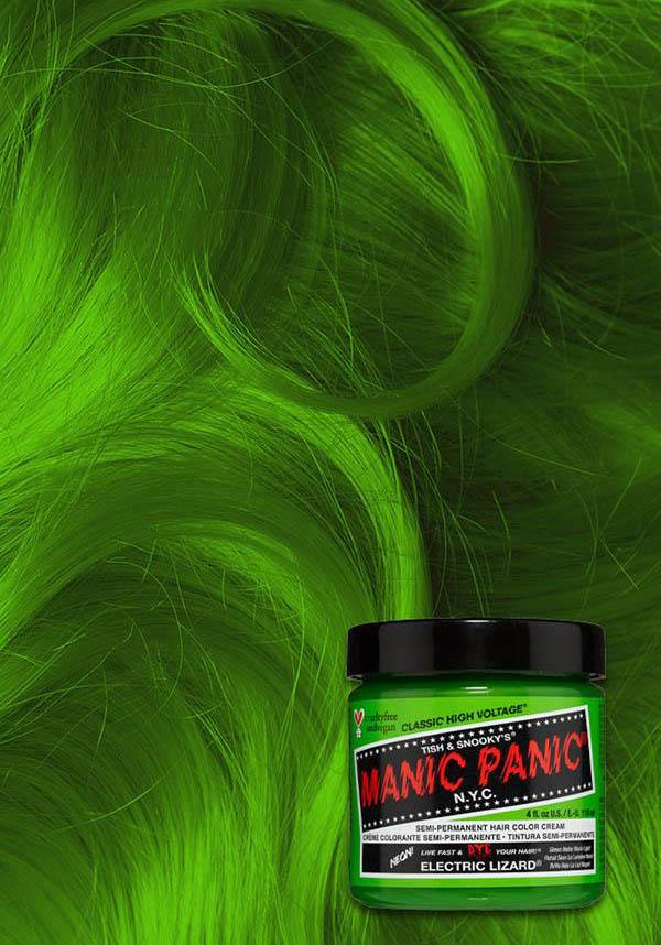 Electric Lizard | CLASSIC COLOUR - Beserk - 420sale, all, clickfrenzy15-2023, cosmetics, cpgstinc, discountapp, dye, ebaymp, fp, green, hair, hair colour, hair dye, hair green, labeluvreactive, labelvegan, manic panic, manic panic hair, mermaid, rainbow, uv, uv reactive, uvreactive, uvreactive1, vegan