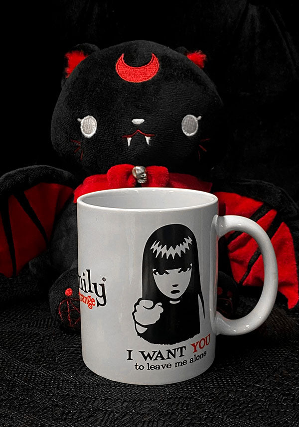 Emily The Strange Leave Me Alone White | MUG*