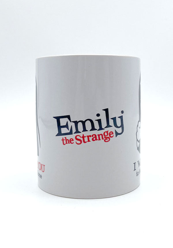 Emily The Strange Leave Me Alone White | MUG*