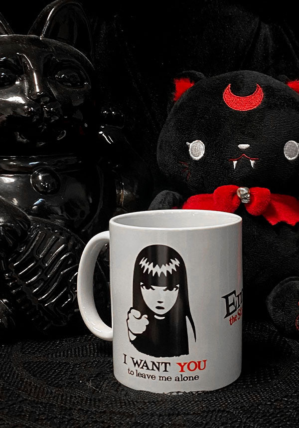 Emily The Strange Leave Me Alone White | MUG*