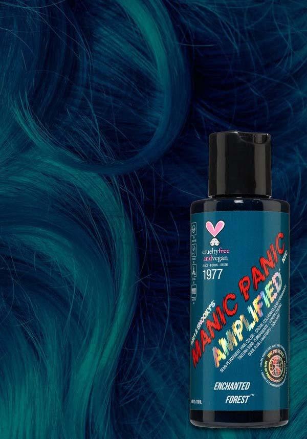 Enchanted Forest | AMPLIFIED COLOUR - Beserk - 420sale, all, clickfrenzy15-2023, cosmetics, cpgstinc, discountapp, dye, ebaymp, fp, goth, green, hair, hair colour, hair dye, hair green, labelvegan, manic panic, manic panic hair, mermaid, vegan