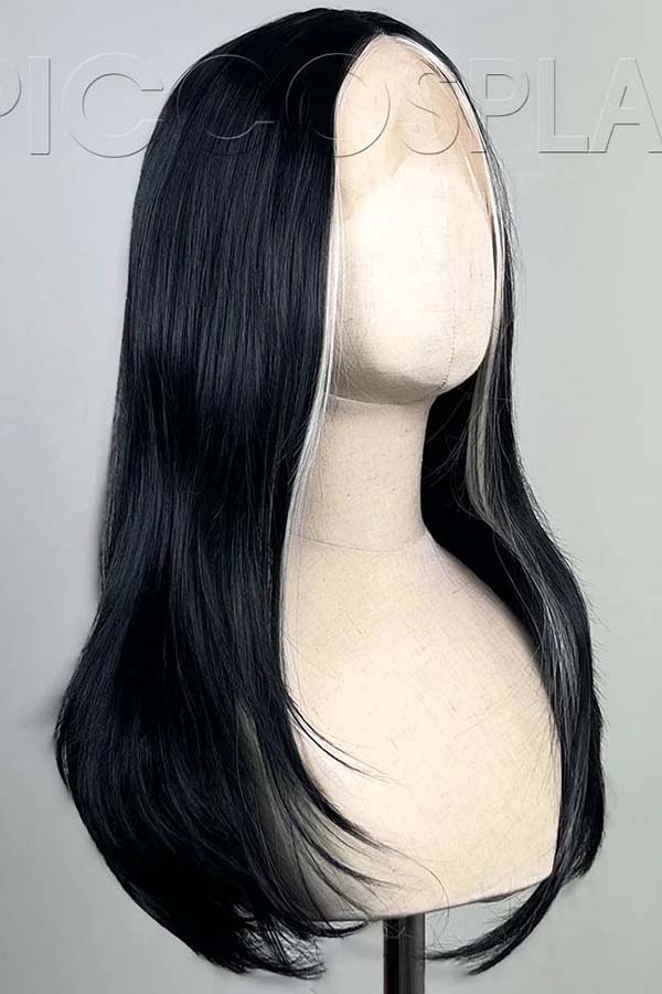 Signature Silver Bangs Black Vixen | WIG