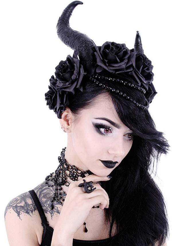 Evil Queen | HEADBAND - Beserk - accessories, all, black, clickfrenzy15-2023, cosplay, costume, discountapp, fp, gothic, gothic gifts, hair accessories, halloween, hats and hair, headband, restyle, witch