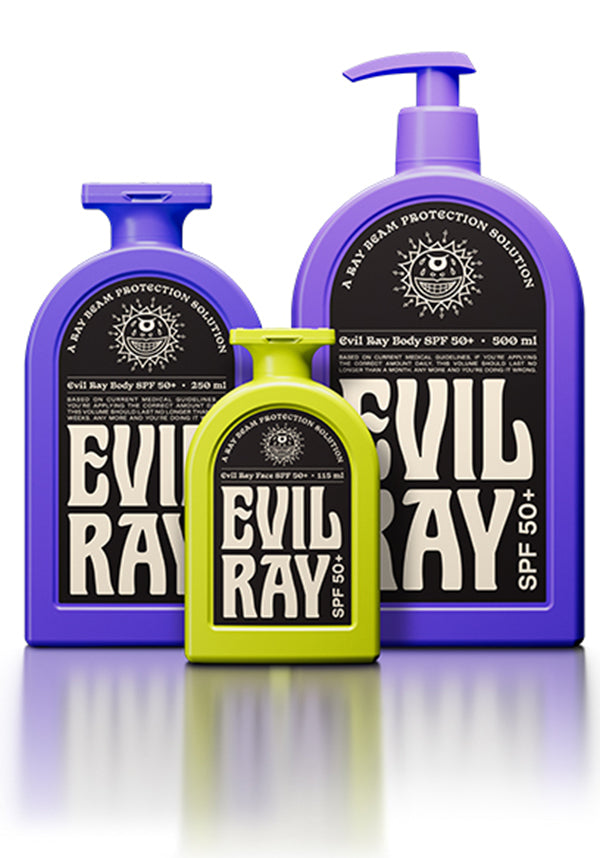 Evil Ray Face SPF 50+ [115ml] | SUNSCREEN