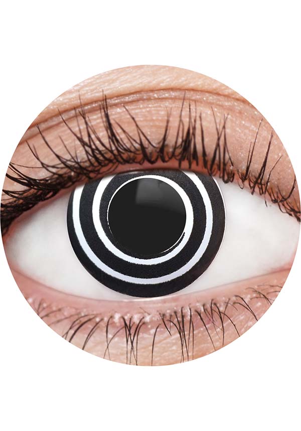 Black Spiral | COSTUME CONTACT LENSES