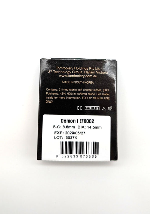 Demon I | COSTUME CONTACT LENSES