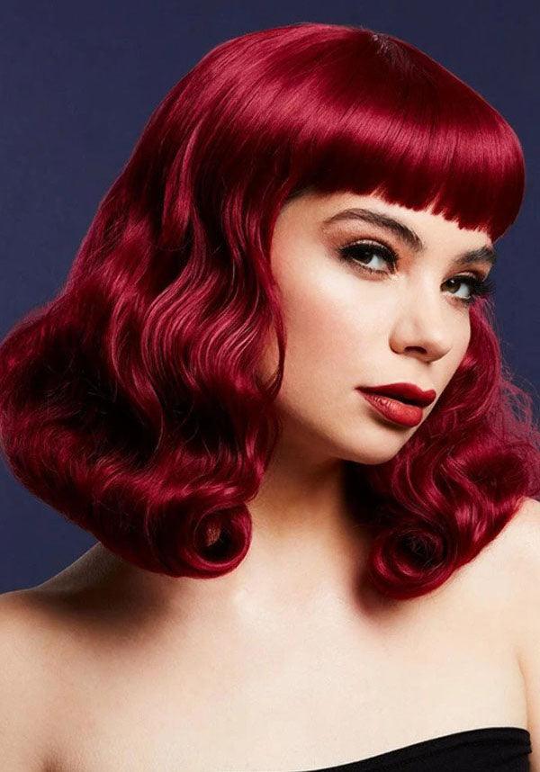 Bettie [Plum] | WIG - Beserk - accessories, all, all ladies, bangs, clickfrenzy15-2023, cosmetics, cosplay, costume, cpgstinc, curled, curls, curly, discountapp, fever, fp, fringe, hair, hair accessories, hair products, halloween, halloween accessories, halloween cosmetics, halloween costume, hats and hair, labelpending, ladies, ladies accessories, oct21, plum, poison ivy, red, SMI5000005427, smiffys, wavy, wig, wigs