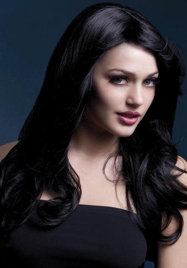 Nicole [Black] | WIG - Beserk - accessories, all, all ladies, black, clickfrenzy15-2023, cosmetics, cosplay, costume, cpgstinc, discountapp, fever, fp, hair, hair accessories, hair products, halloween, halloween accessories, halloween cosmetics, halloween costume, hats and hair, ladies, ladies accessories, oct21, SMI5000005427, smiffys, wavy, wig, wigs