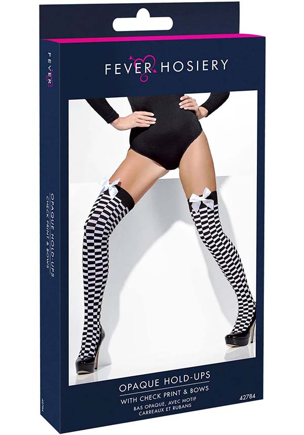 Opaque [Black/White Bow] | HOLD UPS