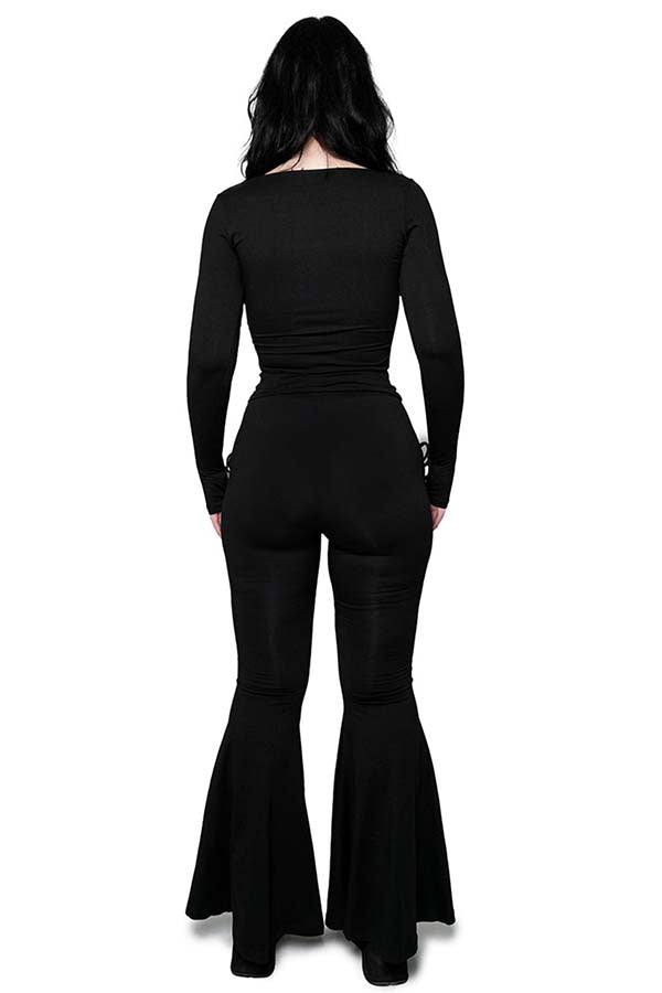 Alice Lace Up [Tall] | FLARE PANTS