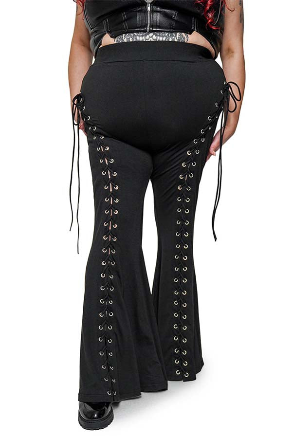 Alice Lace Up [Tall] | FLARE PANTS