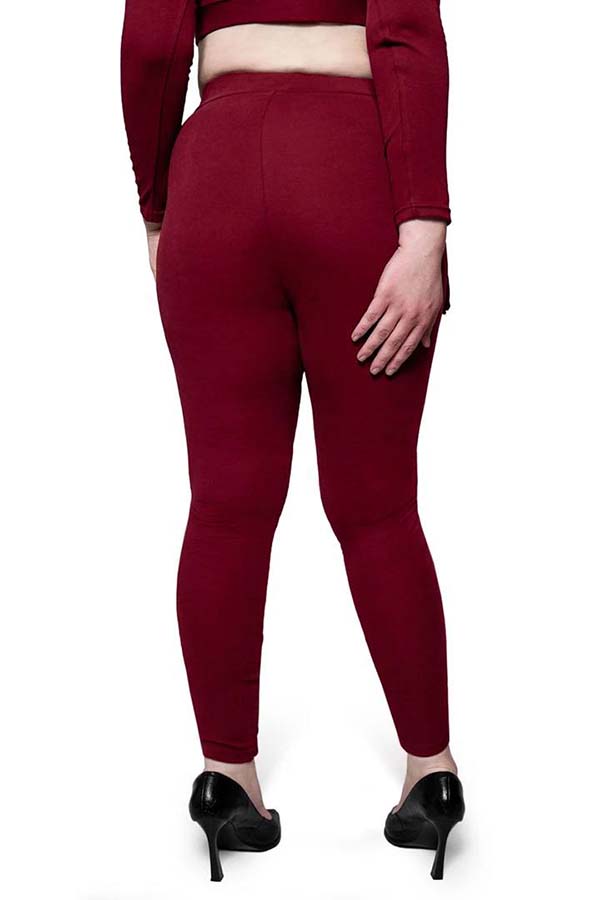 Alice [Oxblood] | LEGGINGS
