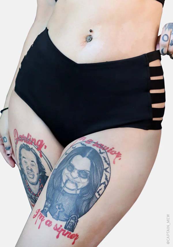 Black Widow High Waisted | BIKINI BOTTOMS*