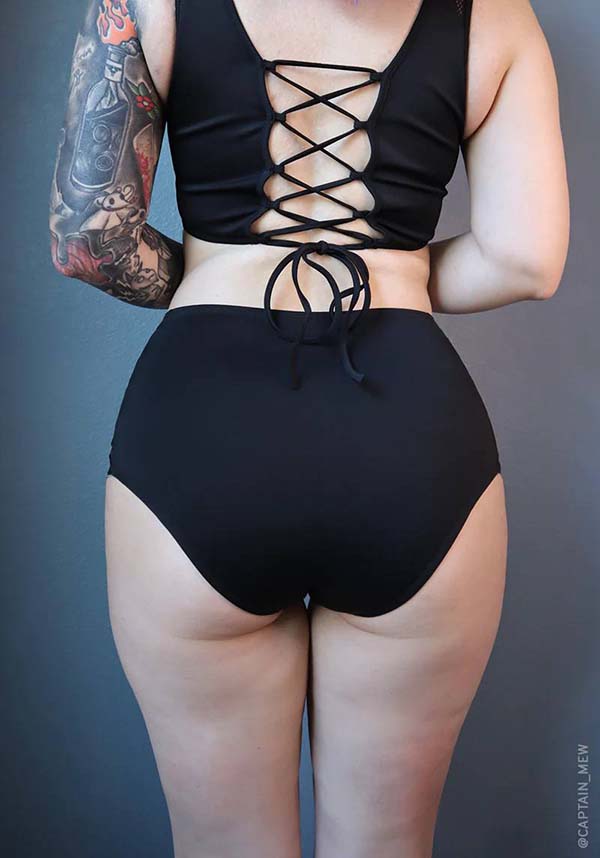Black Widow High Waisted | BIKINI BOTTOMS*