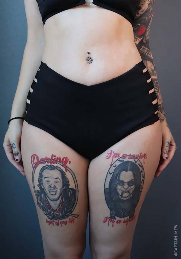 Black Widow High Waisted | BIKINI BOTTOMS*