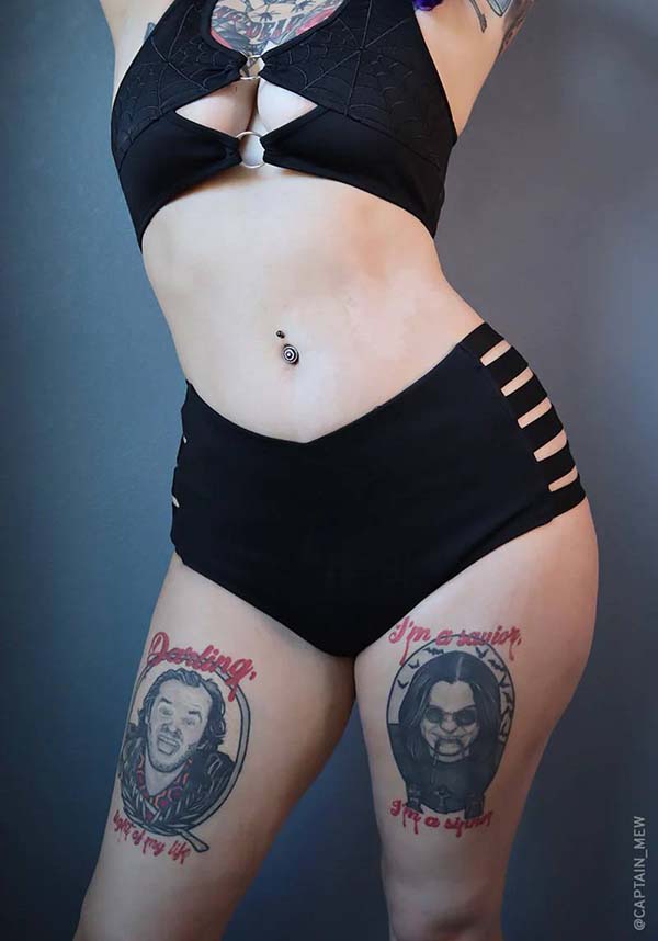 Black Widow High Waisted | BIKINI BOTTOMS*