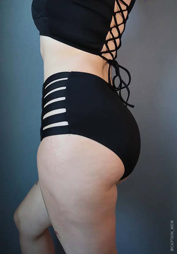Black Widow High Waisted | BIKINI BOTTOMS*