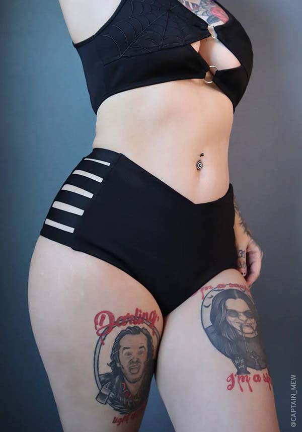 Black Widow High Waisted | BIKINI BOTTOMS*