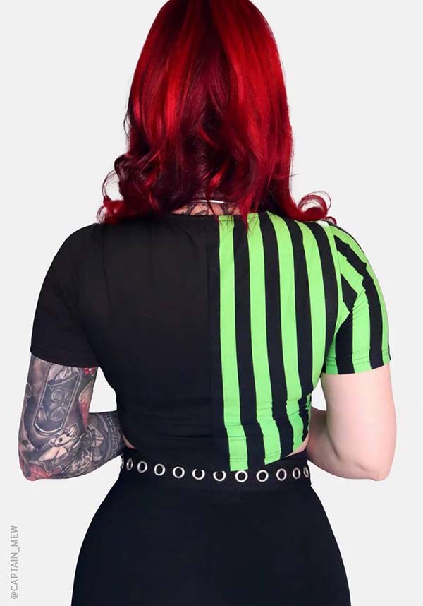 Harlequin | FRONT TIE TOP*