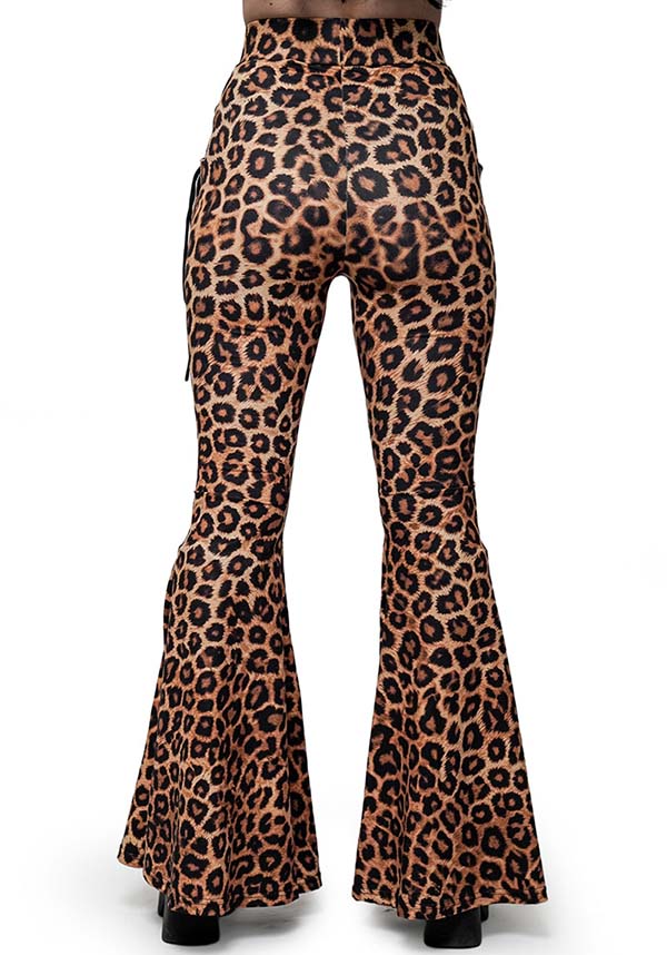 Leopard Alice | FLARE PANTS