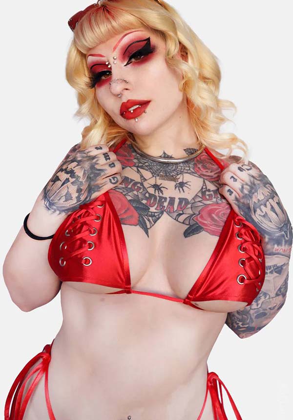 Vixen [Red] Micro | BIKINI BOTTOMS*